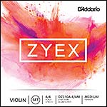 Zyex Violin String Set - Medium, removable ball end E