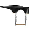 Schulze-Priska Ebony Chinrest for Violin with Standard Bracket