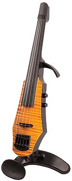 NS Design WAV-5 Electric 5-String Amberburst Violin with Custom Case
