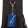 Cello Blue Case Name Tag