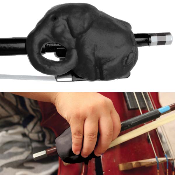 Things 4 Strings CelloPhant Black Bow Accessory - Universal Fit for Cello