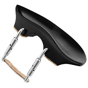Flesch Ebony Chinrest for Viola with Standard Bracket