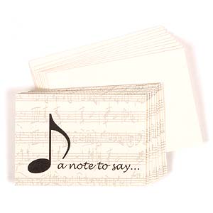 A Note To Say... - Boxed set, 10 Cards & 10 Envelopes