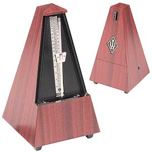 Wittner Traditional Metronome: Plastic Mahogany