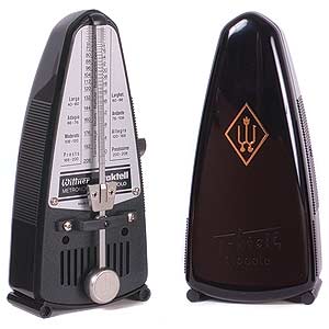 Wittner Taktell Piccolo Metronome: Black