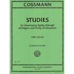 Studies for Developing Agility, Strength of Fingers, and Purity of Intonation for cello; Bernhard Cossman (International)