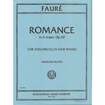 Romance in A Major, op. 69, cello and piano; Gabriel Faure (International)
