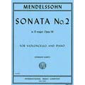 Sonata no. 2 in D Maj., op. 58; Mendelssohn (Int)
