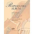 Repertoire Album for Violoncello and Piano; Various (E