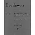 Triple Concerto in C Major, op. 56, Piano/violin/Cello; Ludwig van Beethoven (G. Henle Verlag)