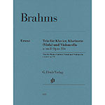 Piano Trio in A Minor op. 114, clarinet (or viola) with cello and piano (urtext); Johannes Brahms (G. Henle Verlag)