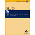 Concerto No. 1 in G Minor., Op. 26, violin, Study Score/CD; Bruch (Eulenburg)