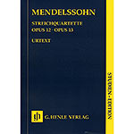 String Quartets, opp. 12, 13, Study Score; Mendelssohn