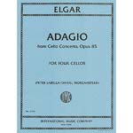 Adagio from Cello Concerto, op. 85, for 4 cellos; Edward Elgar (International Music Company)