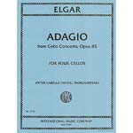 Adagio from Cello Concerto, op. 85, for 4 cellos; Edward Elgar (International Music Company)