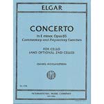 Concerto in E Minor, op. 85 for cello with commentary, preparatory exercises and optional 2nd cello; Edward Elgar (International)
