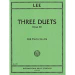 Three Duets, op. 38, for two cellos; Lee (Int)