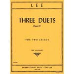 Three Duets, op. 39, two cellos; Lee (Int)