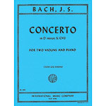 Double Concerto in D Minor, BWV 1043, 2 violins and piano (Galamian); Johann Sebastian Bach (International)