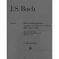 Three Gamba Sonatas, BWV 1027-29, viola and piano (urtext); Johann Sebastian Bach (G. Henle Verlag)