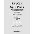 Preparatory Trill & Double Stop Studies, opus 7/2 for viola; Otakar Sevcik (Bosworth)