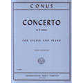 Concerto in E Minor, for violin and piano; Julius Conus (International)
