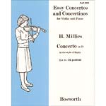 Concerto in D, Style of Haydn, violin and piano; Hans Millies (Bosworth)