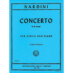 Concerto in E Minor, for violin and piano (Gingold); Pietro Nardini (International)
