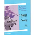 Concerto No.1 Op. 6 in D, violin and piano (aranged 1st position); Nicolo Paganini (Bosworth)