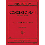 Concerto No. 1 in D Major, Op. 19, Violin and Piano; Sergei Prokofiev (International)