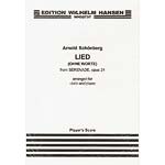 Lied, from Seremade opus 24, for violin and piano; Arnold Schoenberg (Edition Wilhelm Hansen)