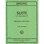 Suite in A Minor, Op. 10, violin; Christian Sinding (International)