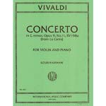 Concerto on C Minor, op. 9 no. 11, RV198a, violin and piano; Antonio Vivaldi (International)