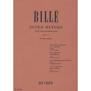 New Method for Double Bass, volume 1; Isaia Bille (Ricordi)