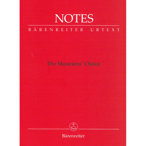 8-Stave Mini Notebook, 4" × 6", Mozart Red (Barenreiter)