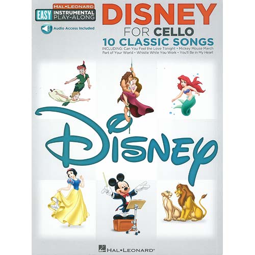 Disney for Cello: 10 Classic Songs (Hal Leonard)