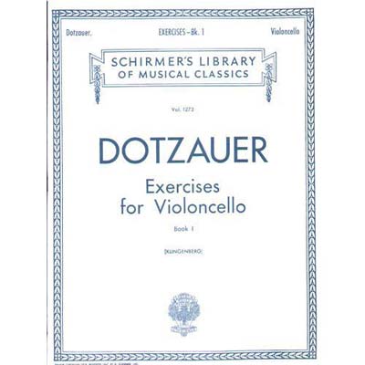 Exercises for Violoncello, book 1 (1-34); Dotzauer (Schirmer)