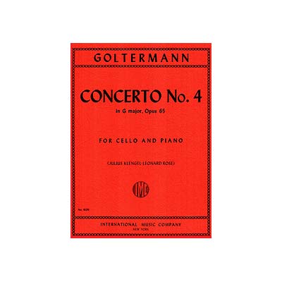 Concerto no. 4 in G Major, op. 65;  Georg Goltermann (International)
