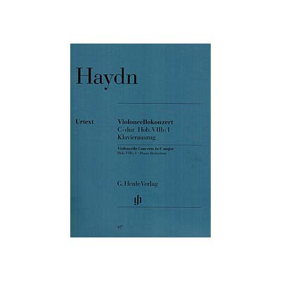 Concerto in C Major for cello and piano; Joseph Haydn (G. Henle Verlag)