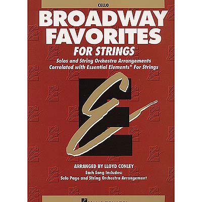 Broadway Favorites for Strings, for cello; Various authors (Hal Leonard)