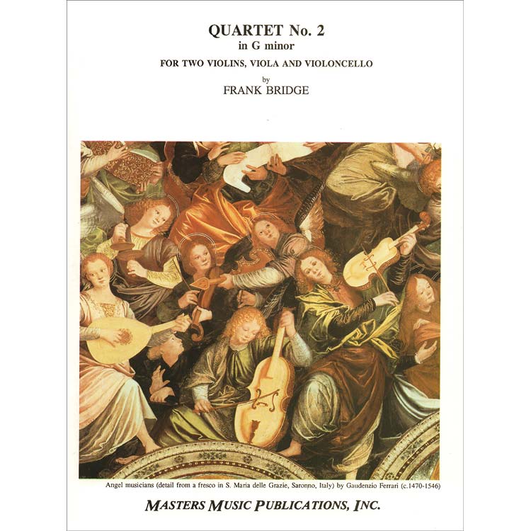 String Quartet No. 2 in G minor (parts and score); Frank Bridge