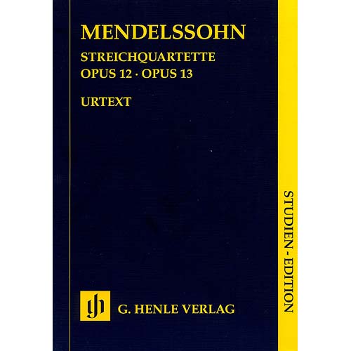 String Quartets, opp. 12, 13, Study Score; Mendelssohn