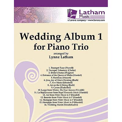 Wedding Album for Piano Trio, volume 1, (violin/cello/piano); Various (Latham Music)