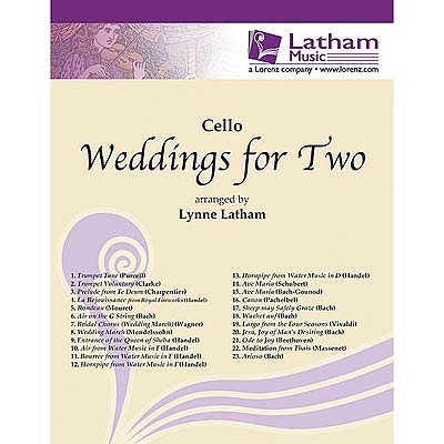 Weddings for Two, cello (2nd pt); Various (Latham Music)