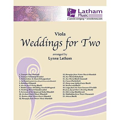 Weddings for Two, viola (2nd pt); Various (Latman Music)