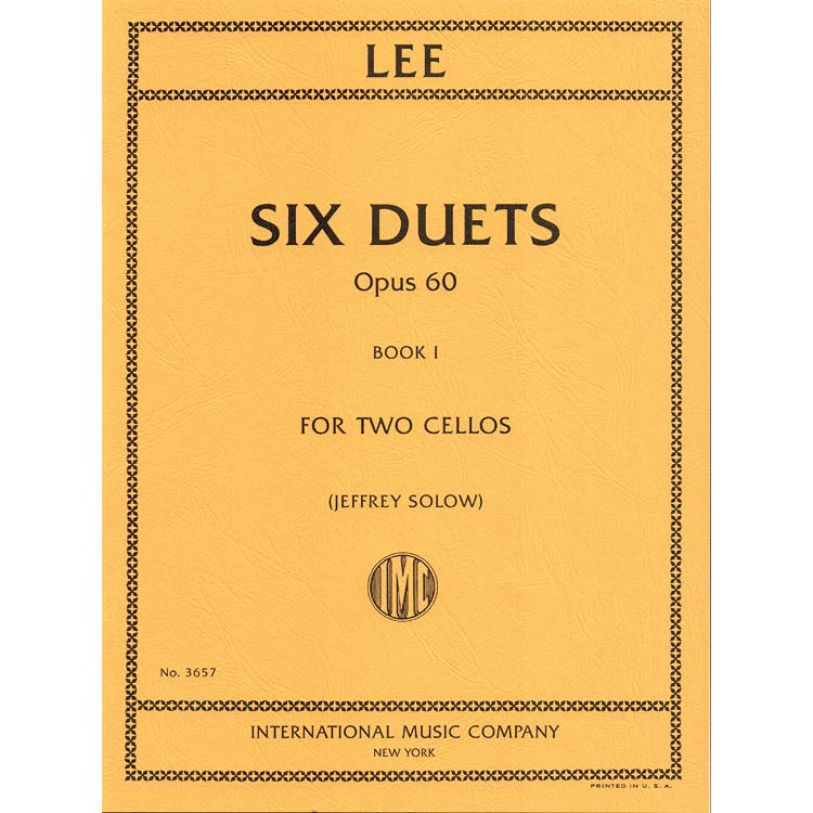 Six Duets, op. 60, book 1 (Solow); Sebastian Lee (International)