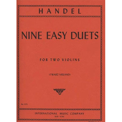 Nine Easy Duets, violins; Handel (International)