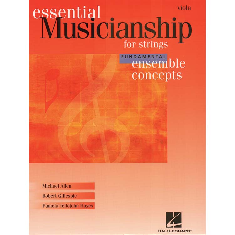 Essential Musicianship for Strings- Fundamental Ensemble Concepts; viola (Hall Leonard)