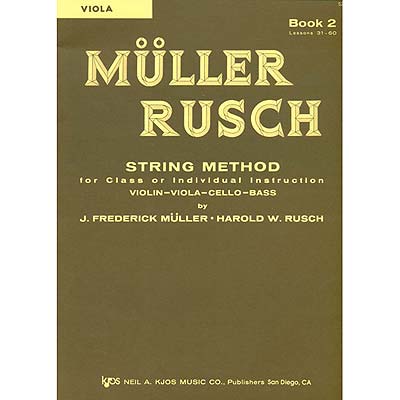 String Method, book 2, viola; Muller/Rusch (Kjos)