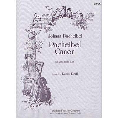 Canon for viola & piano; Johann Pachelbel (Theodore Presser)